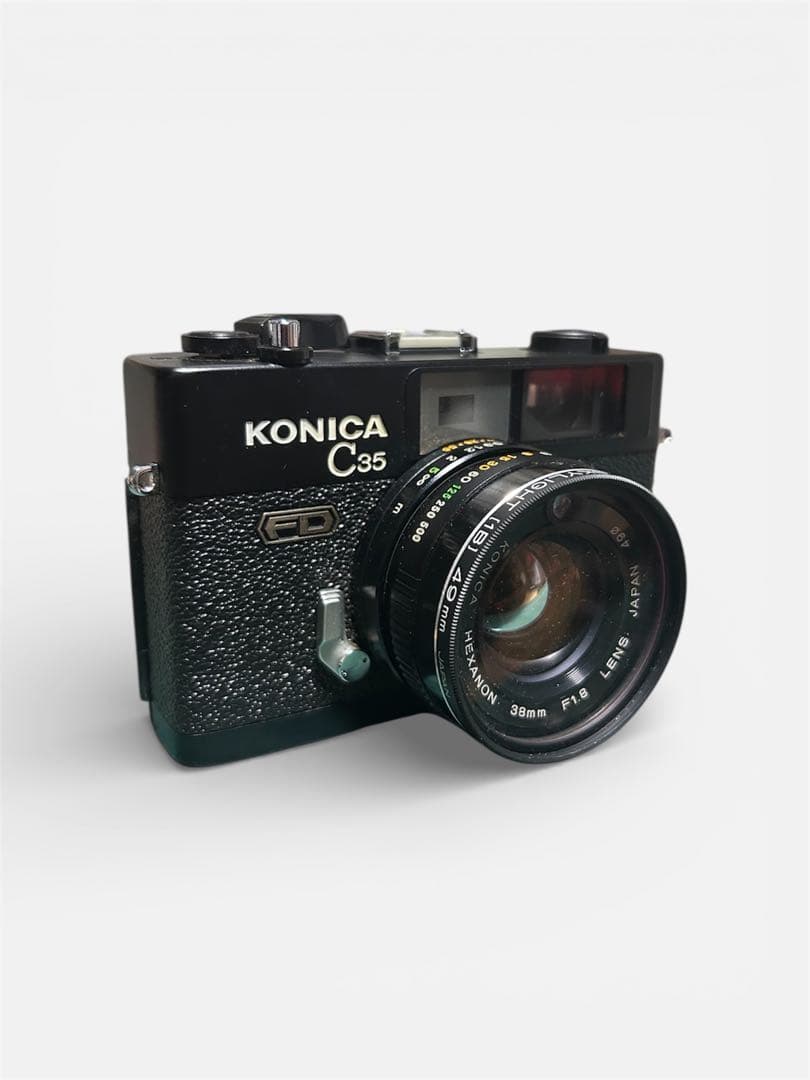 KONICA 型式：C35 FD 38mm F1.8 フィルムカメラ