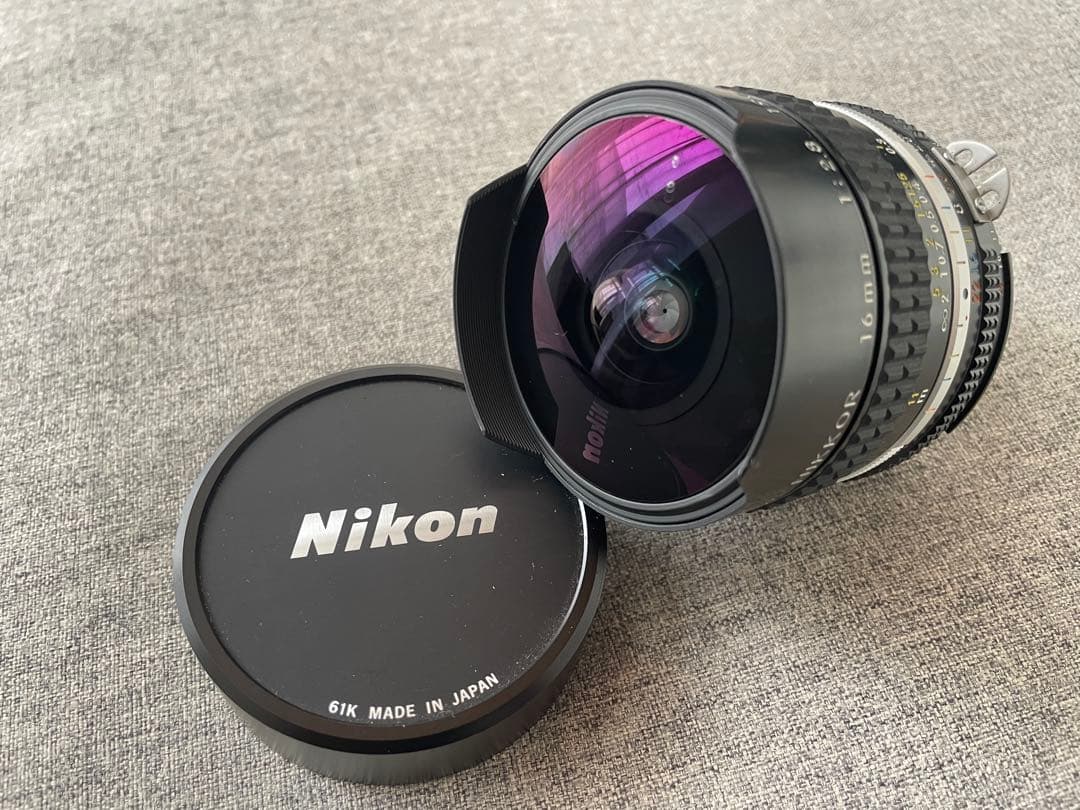 魚眼レンズ　Nikon Fisheye 16mm F2.8s