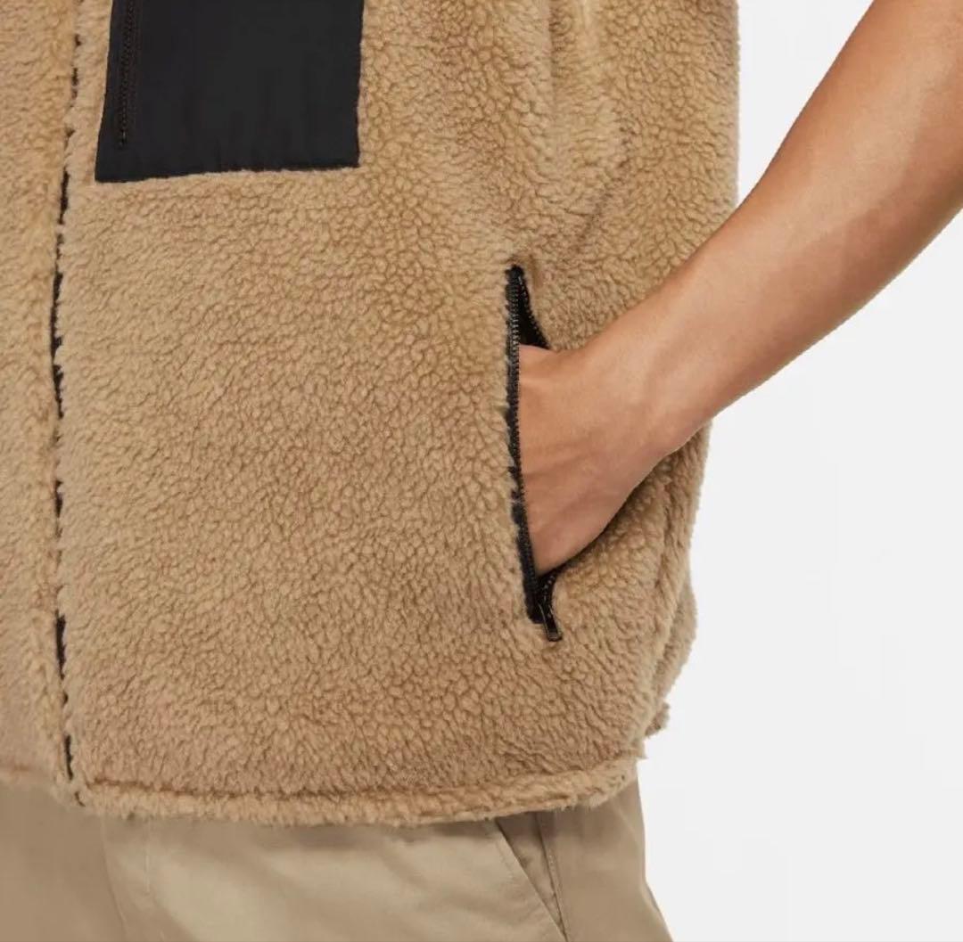 ナイキ リバーシブル フリースベスト 2XL ボアベスト