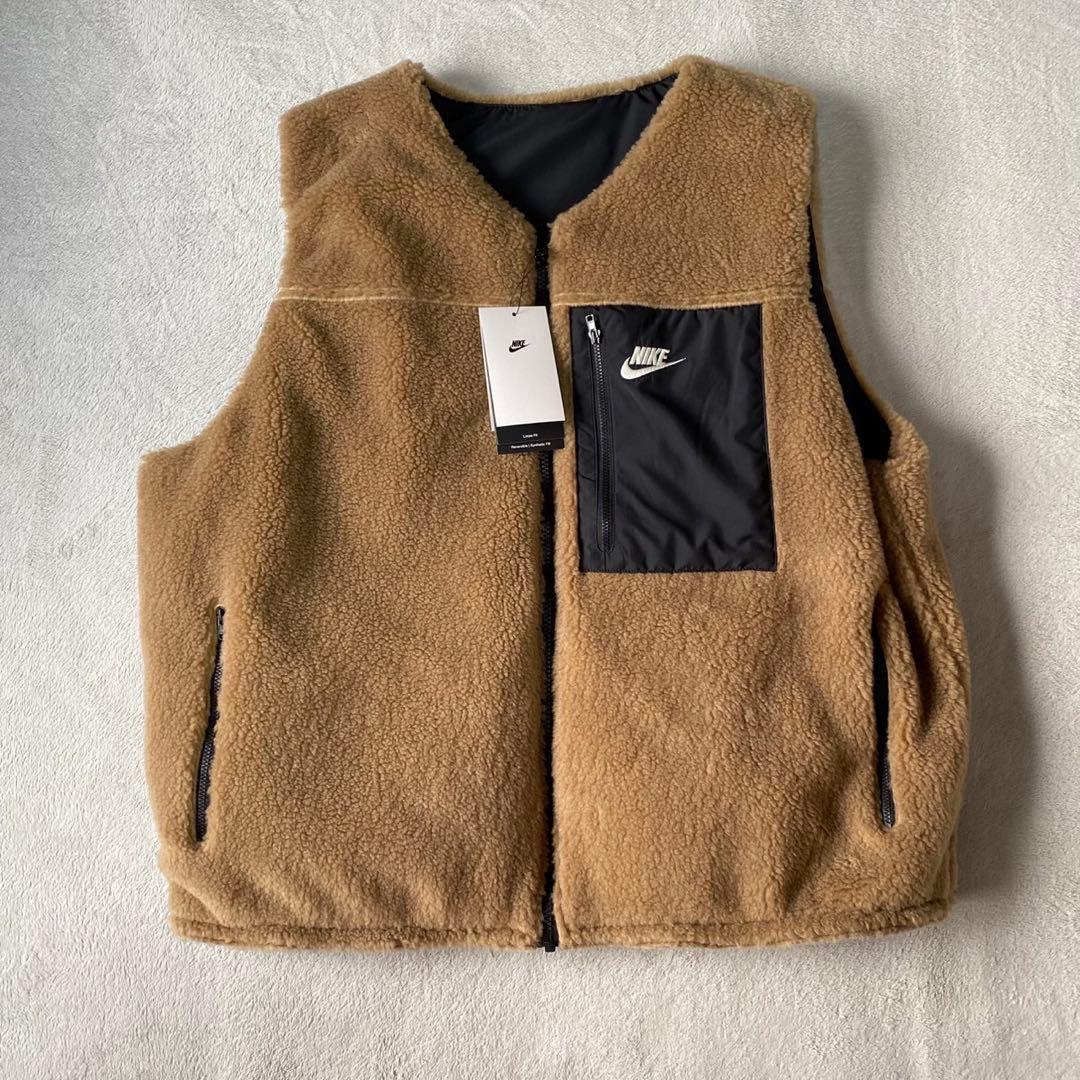 ナイキ リバーシブル フリースベスト 2XL ボアベスト