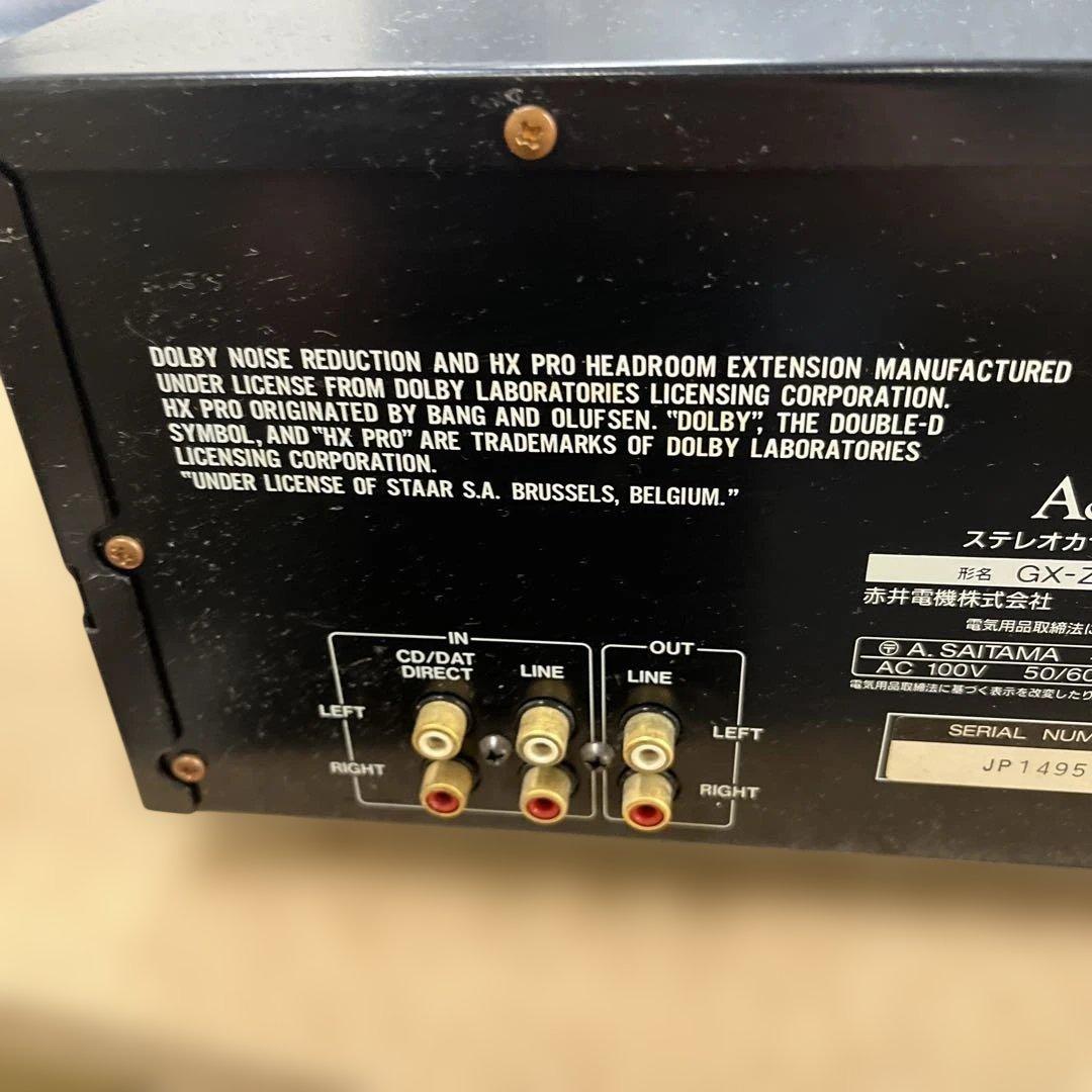 く*ま様 37 A&D GX-Z7100EX ステレオカセットデッキ ジャンク品