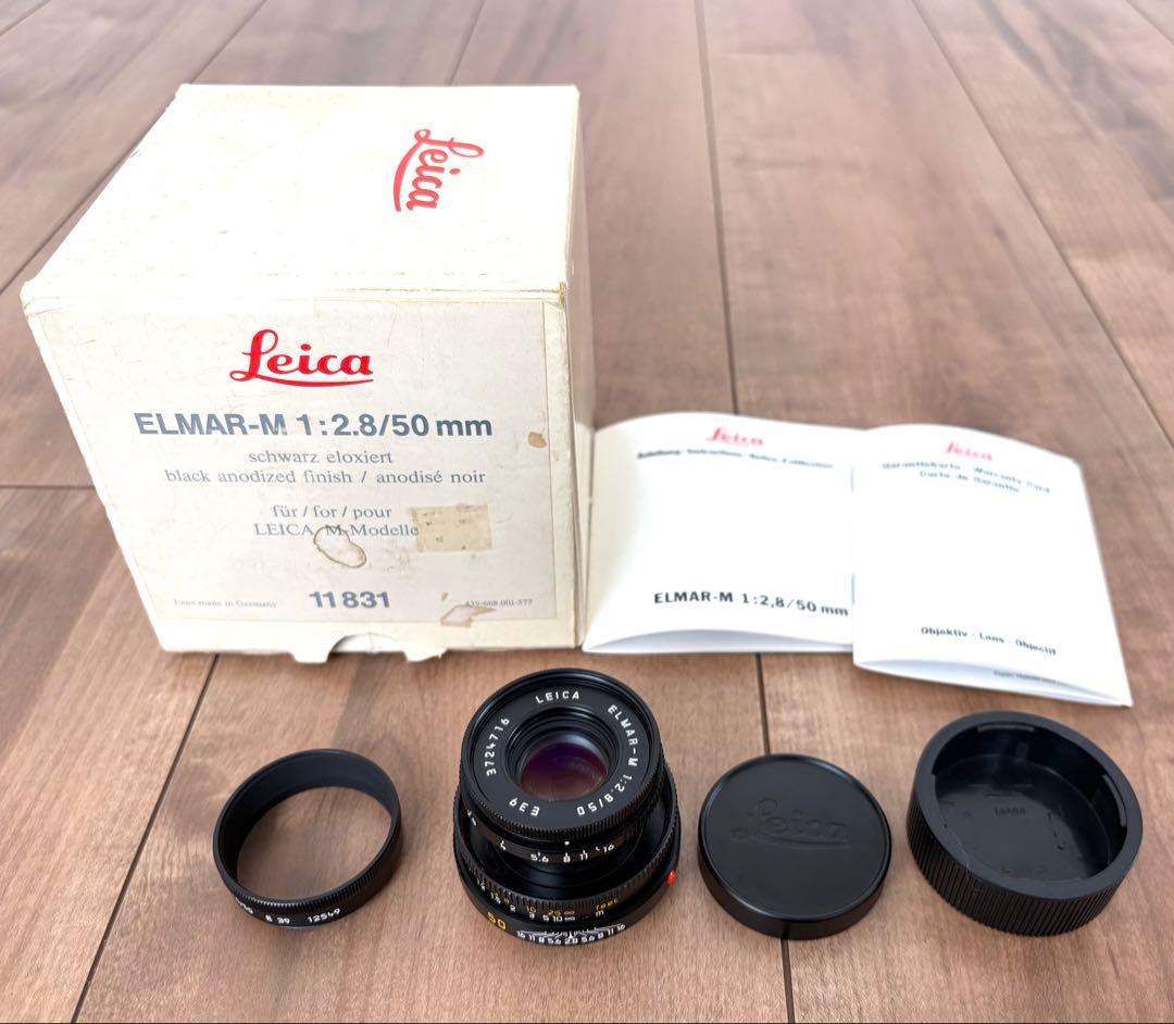 ライカ エルマー 50mm f2.8　ブラック LEICA Elmar-M