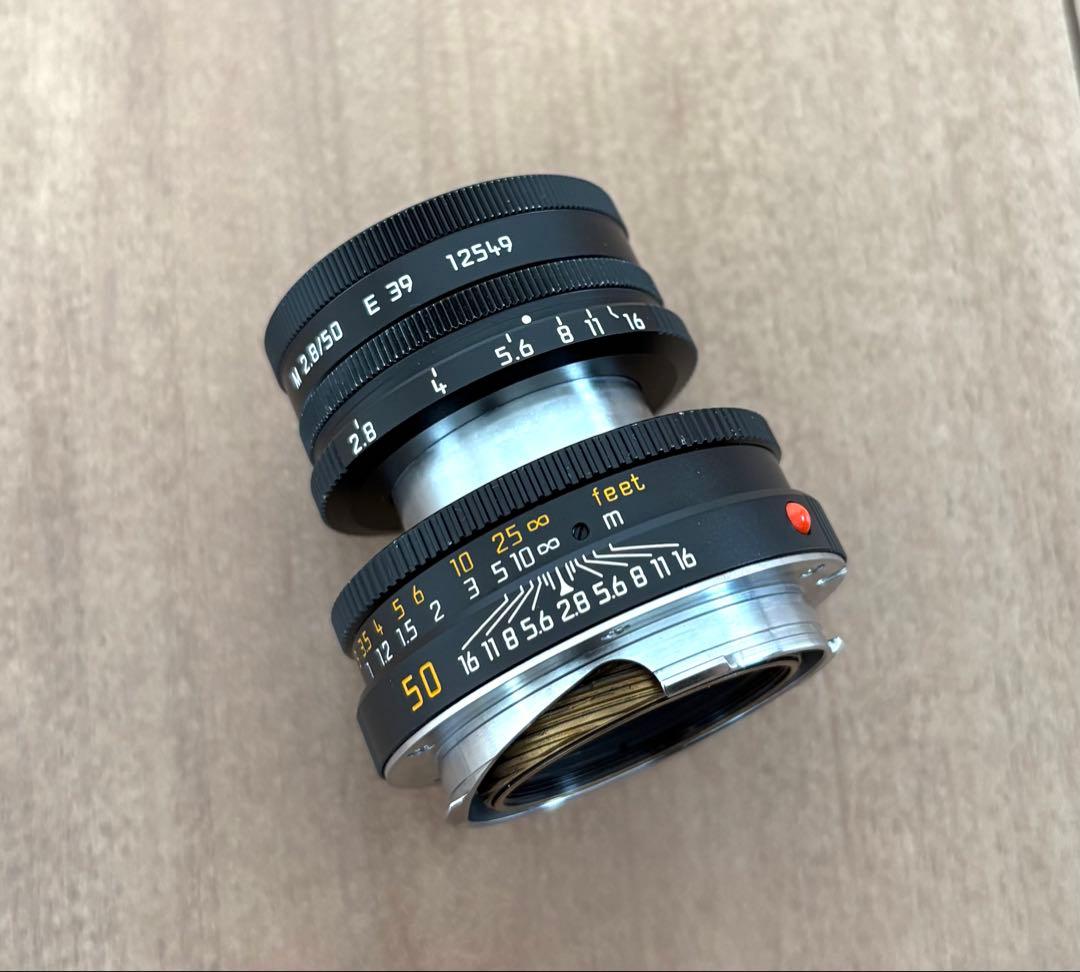 ライカ エルマー 50mm f2.8　ブラック LEICA Elmar-M