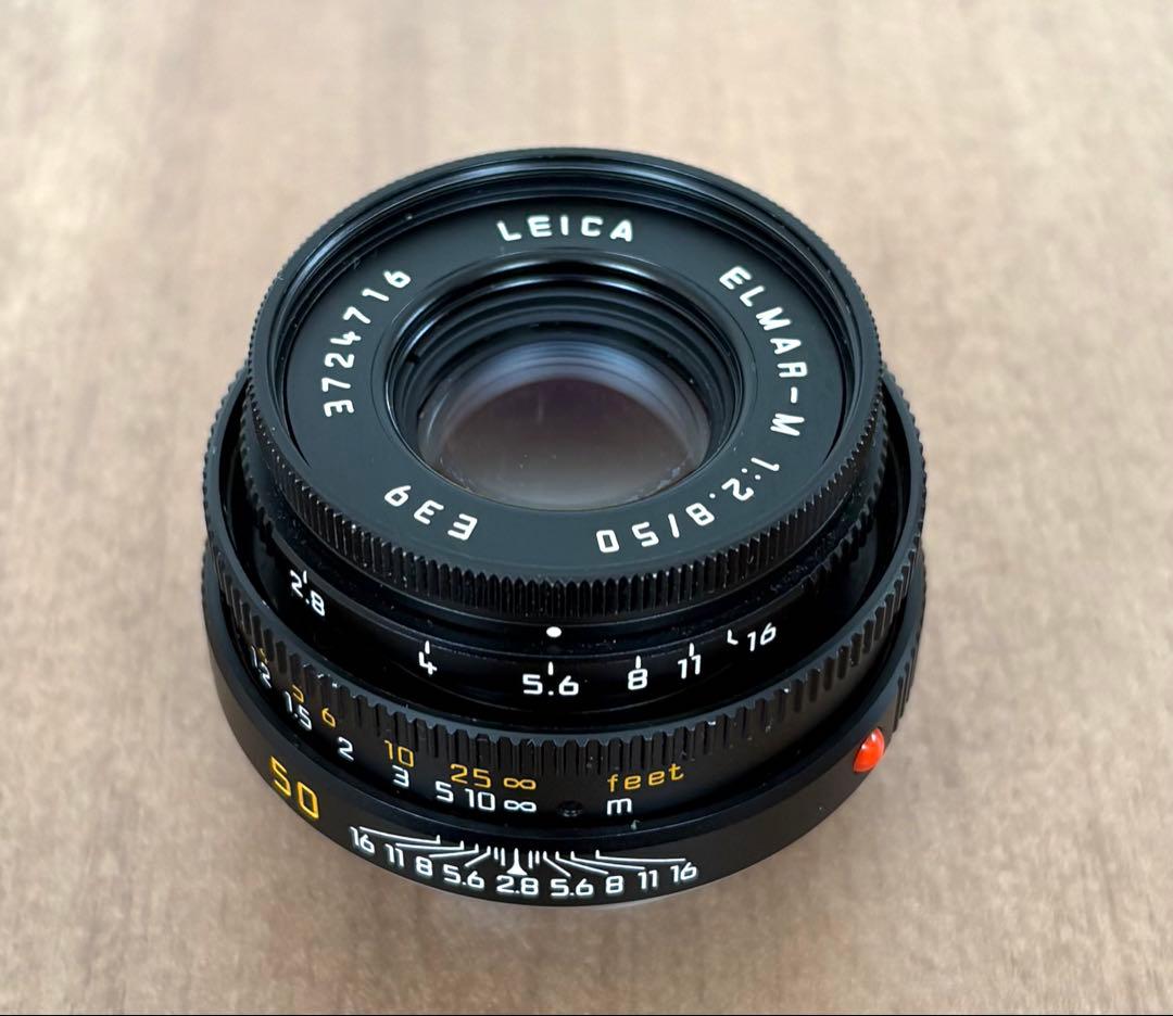 ライカ エルマー 50mm f2.8　ブラック LEICA Elmar-M