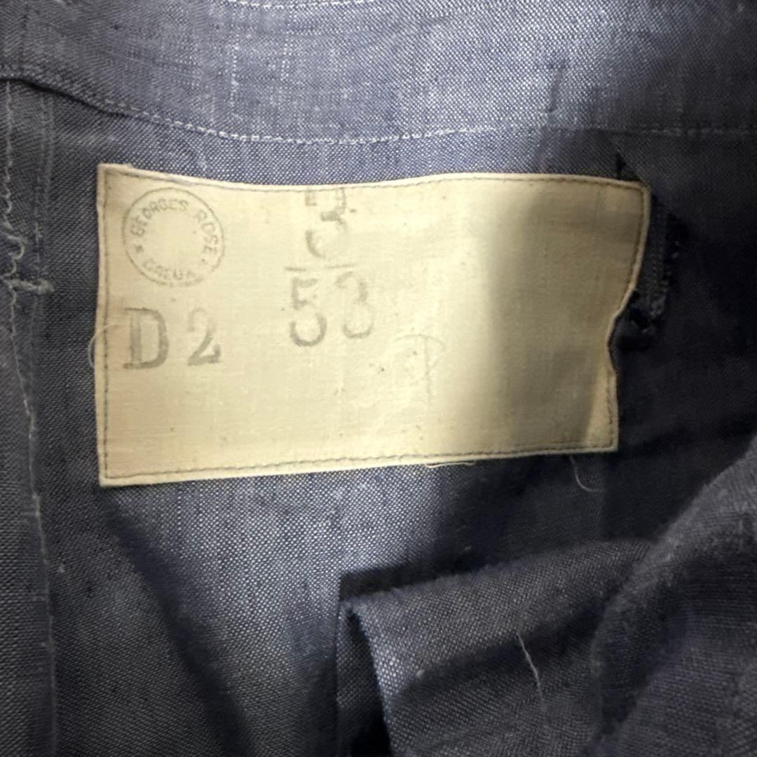 1950s french army セーラーパンツ　フランス軍　リネンラミー