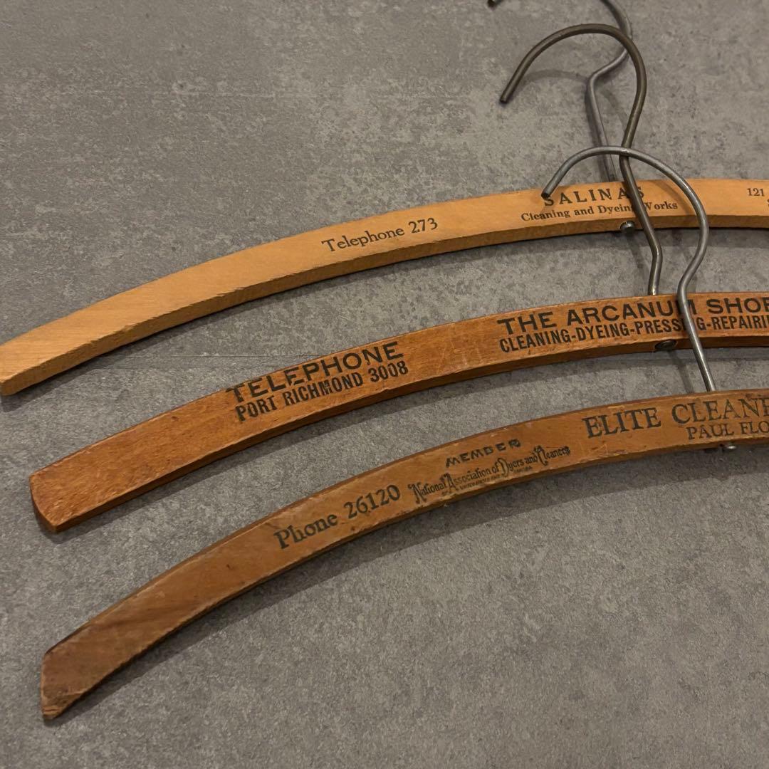 アメリカ アンティーク ビンテージ ウッド ハンガー 木製 トラックファニチャー