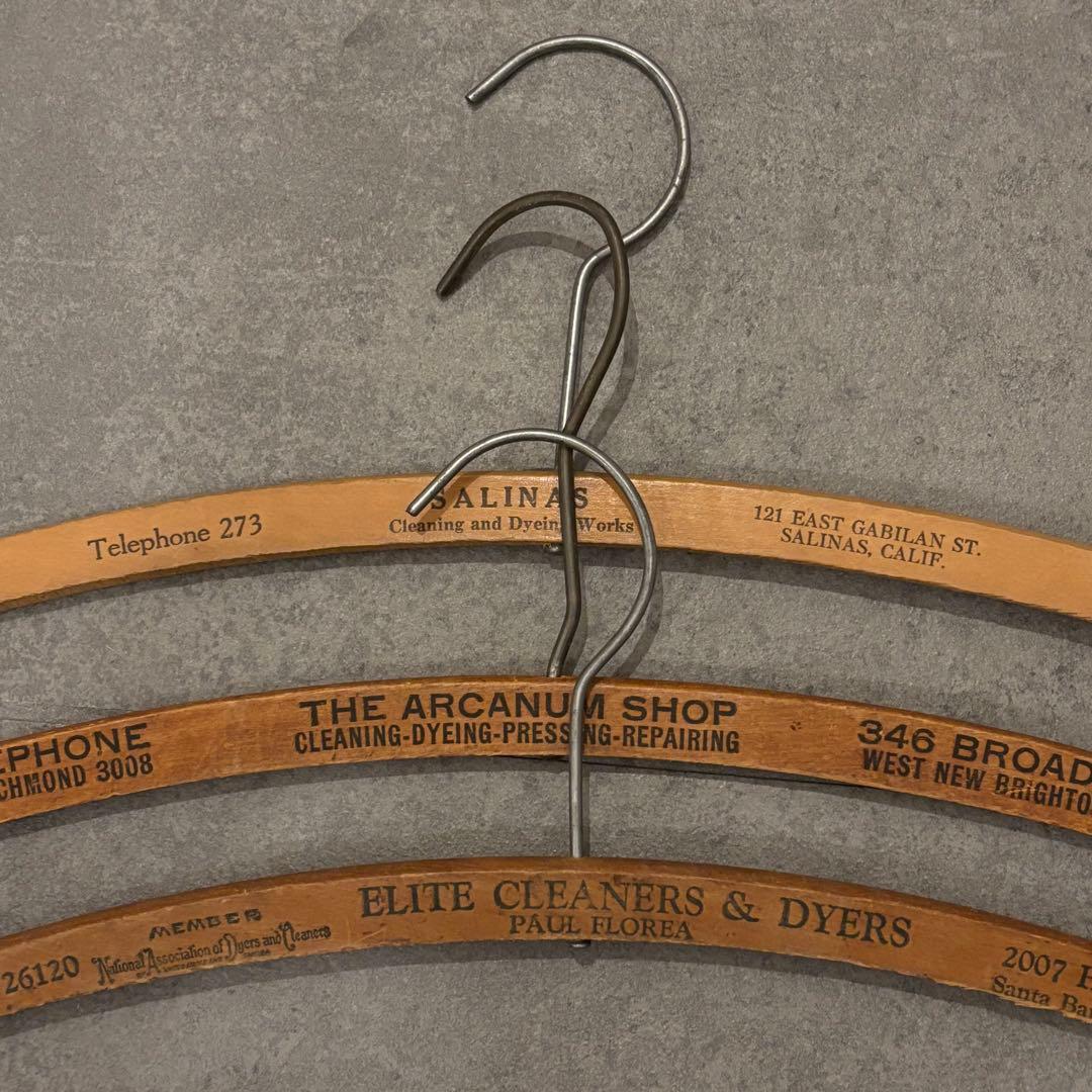 アメリカ アンティーク ビンテージ ウッド ハンガー 木製 トラックファニチャー