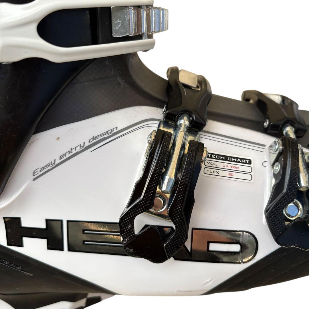 HEAD スキーブーツ 25cm FLEX80 メンズ レディース 4バックル