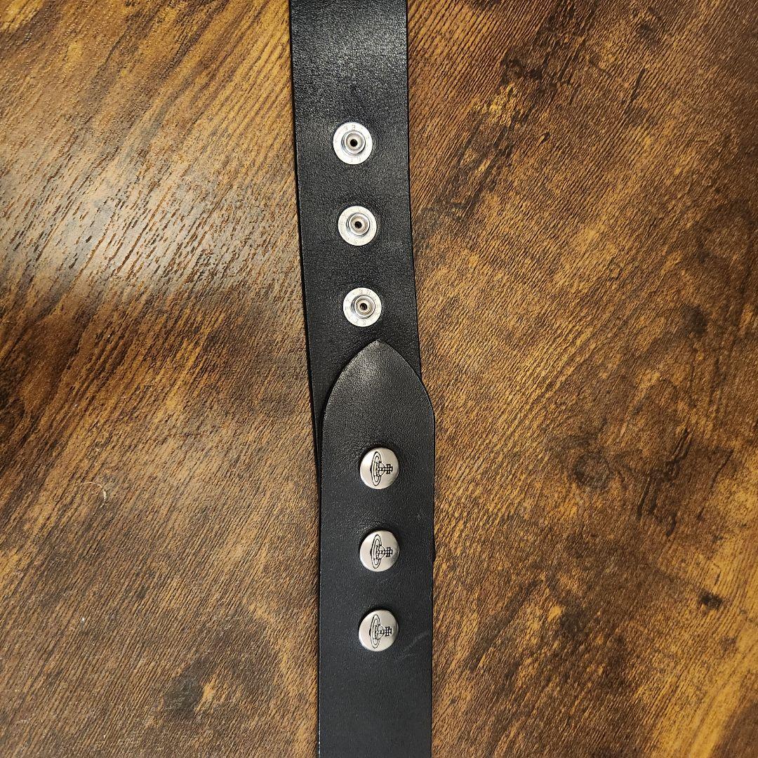 【90sレア】Vivienne ヴィヴィアン オーブ ベルト(黒×シルバー)