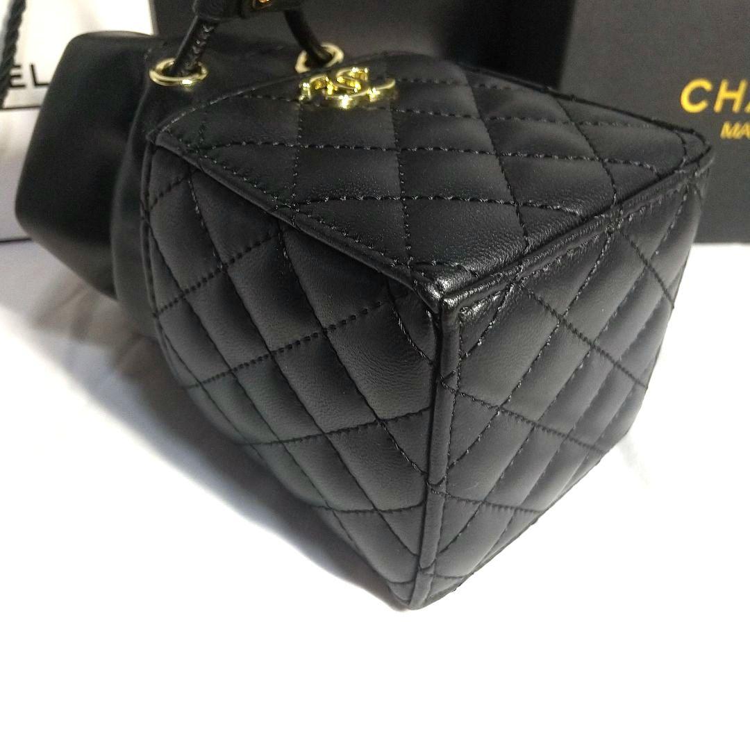 新品未使用CHANELチェーンショルダミニマトラッセ巾着VIP限定ノベルティ