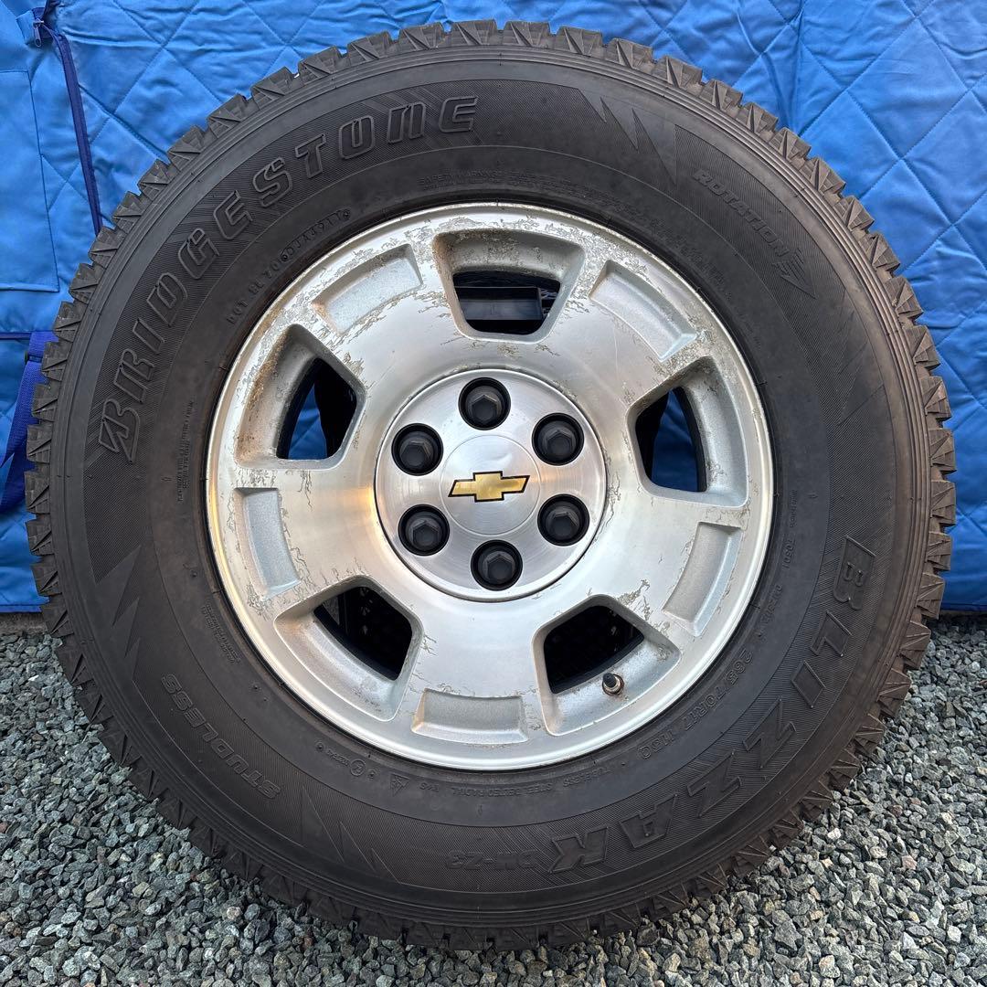 ⭐︎送料込み⭐︎【シボレー純正】17インチホイール・スタッドレスタイヤ4本セット
