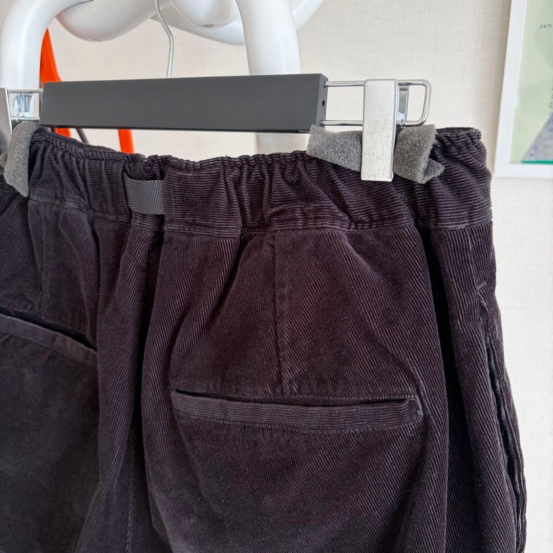 パンツ everyone corduroy belted easy pants