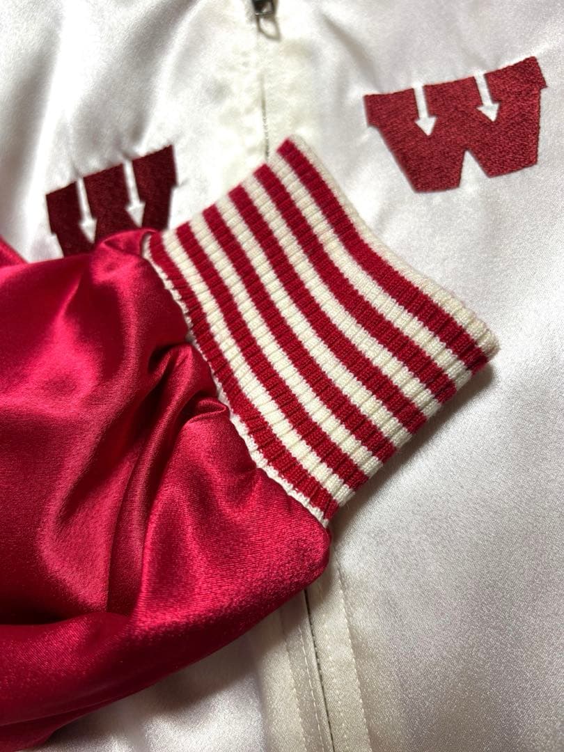 最終土日価格ワンダフルワールド 熊とブーケ刺繍 スカジャン 検♥️ピンクハウス