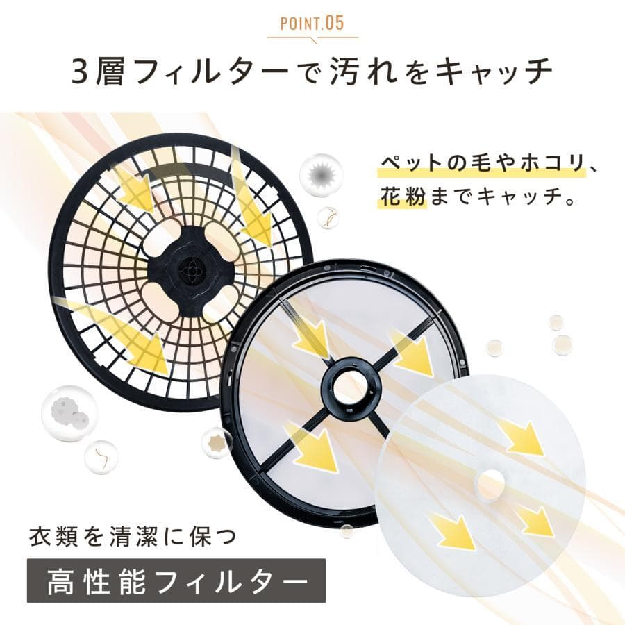 衣類乾燥機5kg 小型 uv除菌 乾燥容量5.5kg大容量 絡まり防止 UV照射