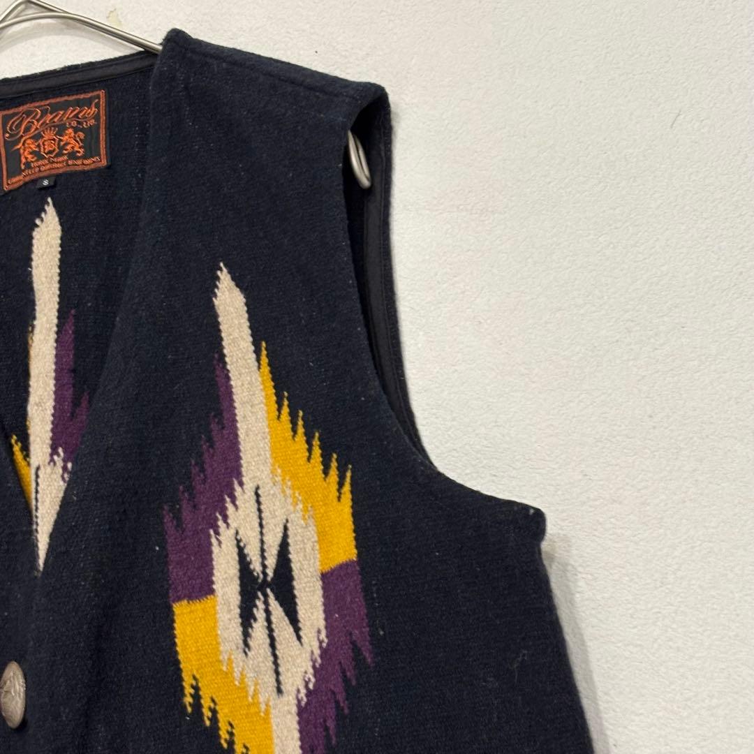 BEAMS 美品 東洋 インド製 CHIMAYO ラグ チマヨ ベスト コンチョ