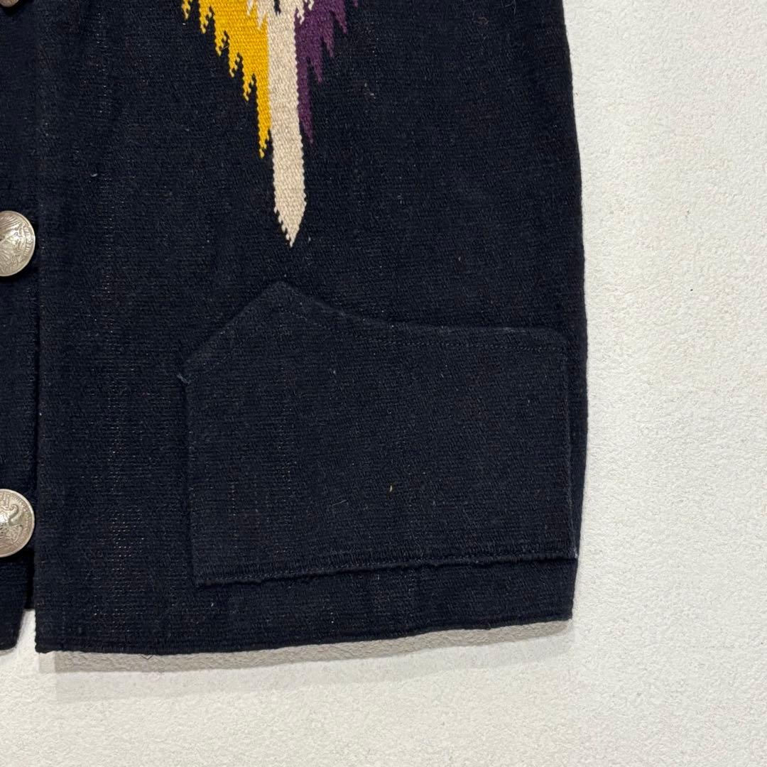 BEAMS 美品 東洋 インド製 CHIMAYO ラグ チマヨ ベスト コンチョ