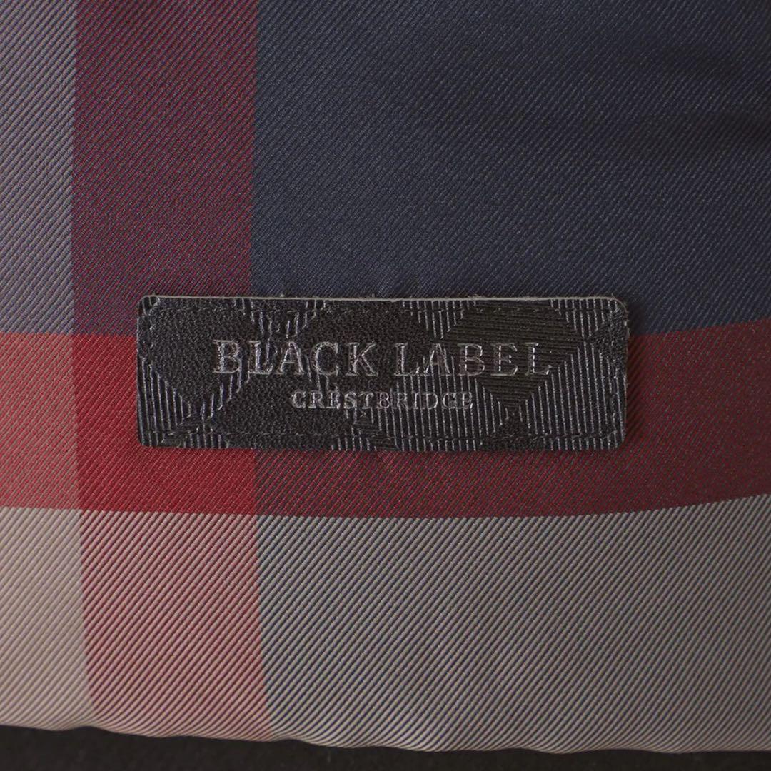 【新品】ブラックレーベル　クレストブリッジチェックコンビダウンベスト サイズLL