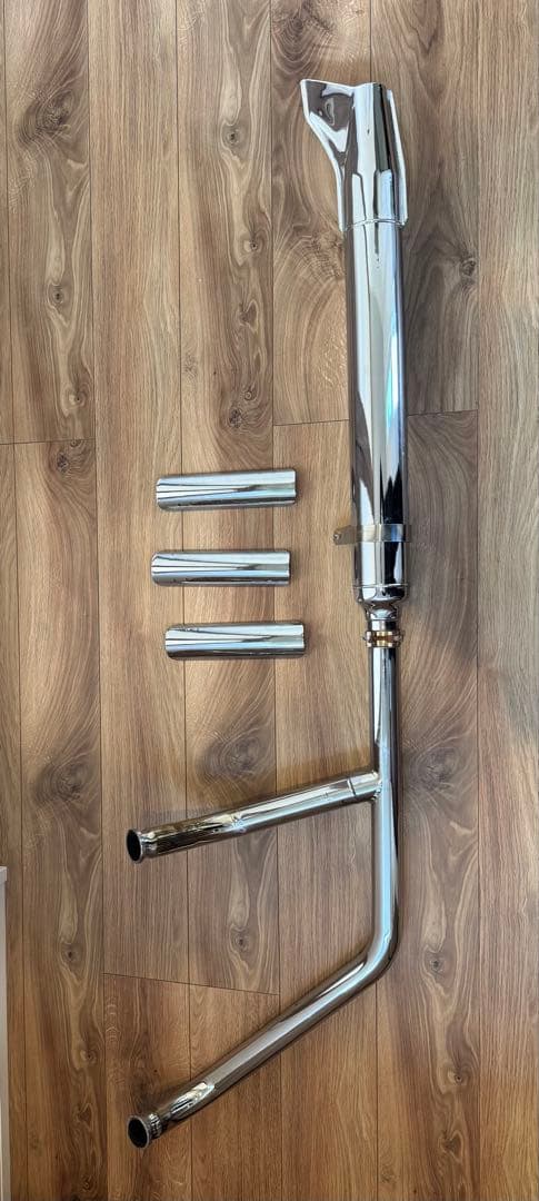 【美品・低走行100km】ケンテック マフラー 2024年購入／ガード3枚