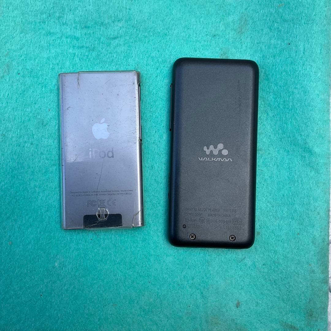 SONY ウォークマン & Apple iPod セット　2台まとめて　稼働品