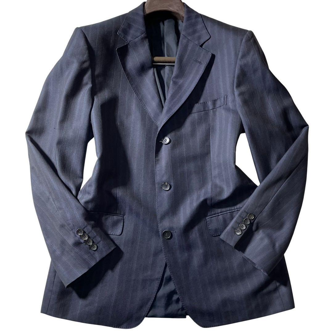GUCCI グッチ トムフォード期 スーツ ストライプ XL ウール シルク