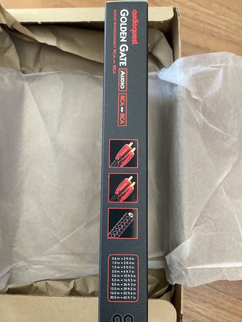 audioquest - GOLDEN GATE/ RCAケーブル 2m