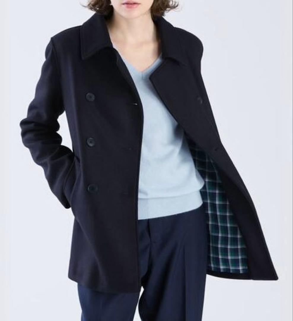 agne's b. FEMME アニエスベー JQ18 ピーコート ハーフコート