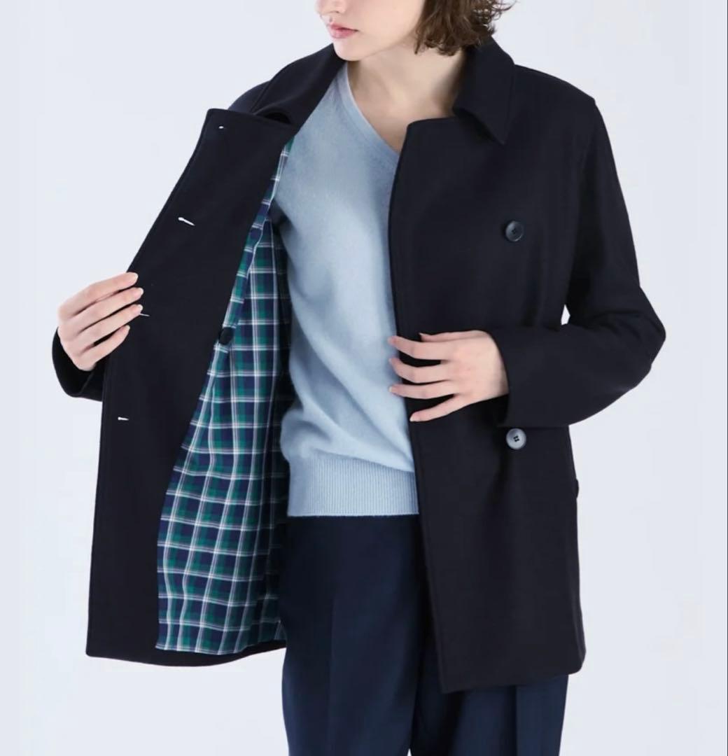 agne's b. FEMME アニエスベー JQ18 ピーコート ハーフコート