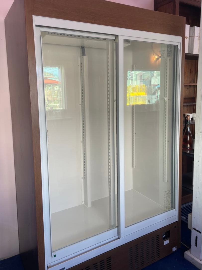 美品！ パナソニック　スライド扉冷蔵ショーケース