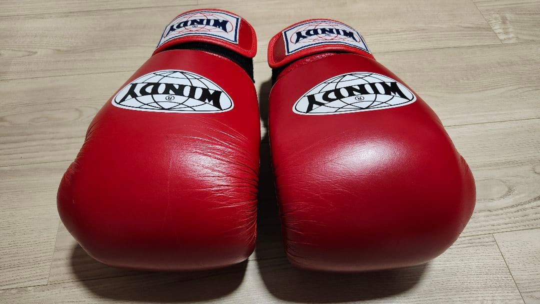 (はちろ様)WINDY ボクシンググローブ 赤