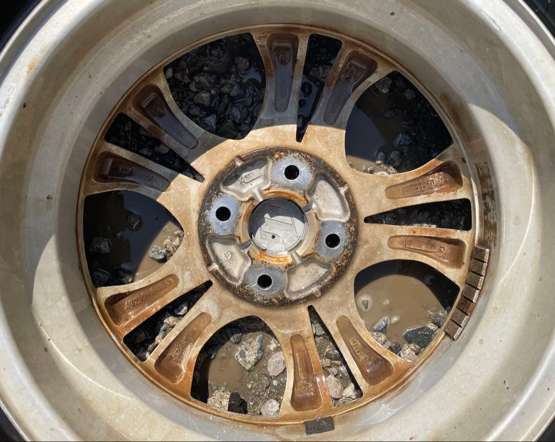 値下げ中‼️SUZUKI純正アルミ165/60R15 タイヤ付き