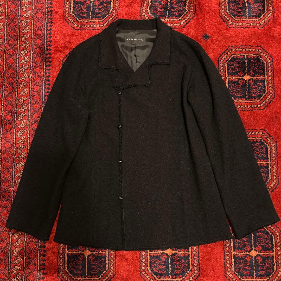 値下げ中　ヨーガンレール　絹　アウター　ジャケット　コート　黒　2way