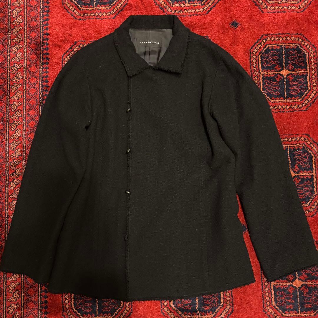 値下げ中　ヨーガンレール　絹　アウター　ジャケット　コート　黒　2way