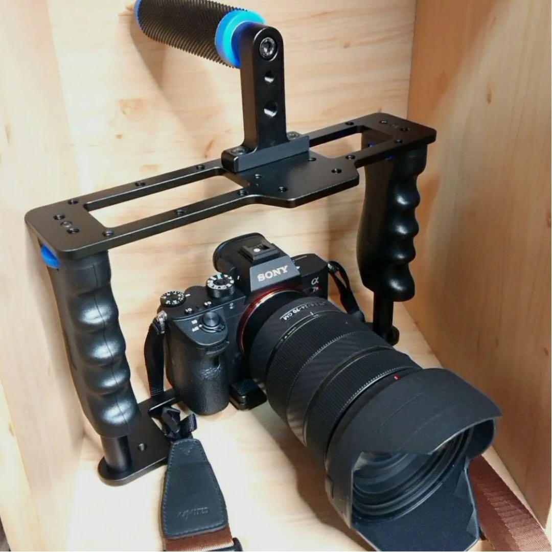 カメラ用フレーム！手振れ防止に！一眼レフやミラーレスカメラ対応！