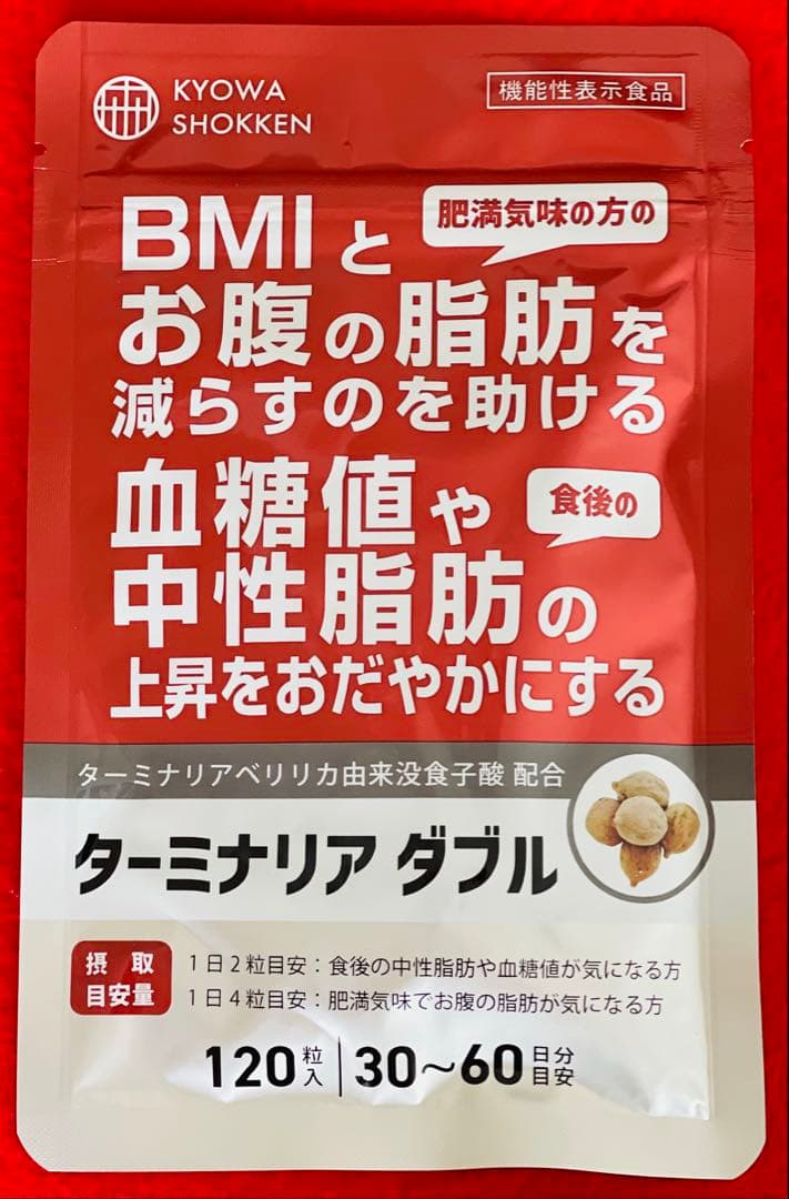 【新品未開封】ターミナリア ダブル 協和食研　120粒入×5袋