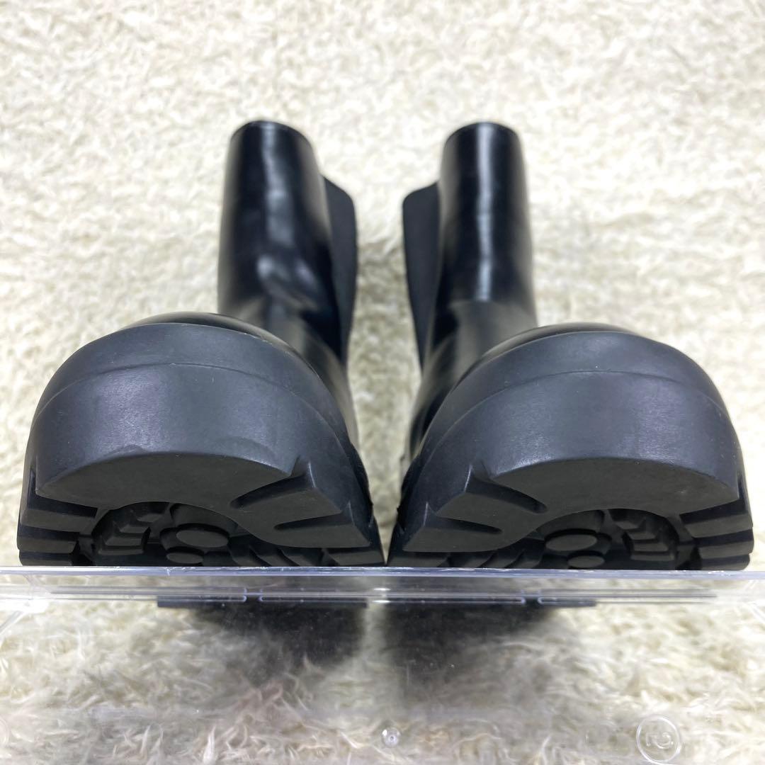 『極美品』アダムエロペ ビブラムソール サイドゴアブーツ トラックソール 黒