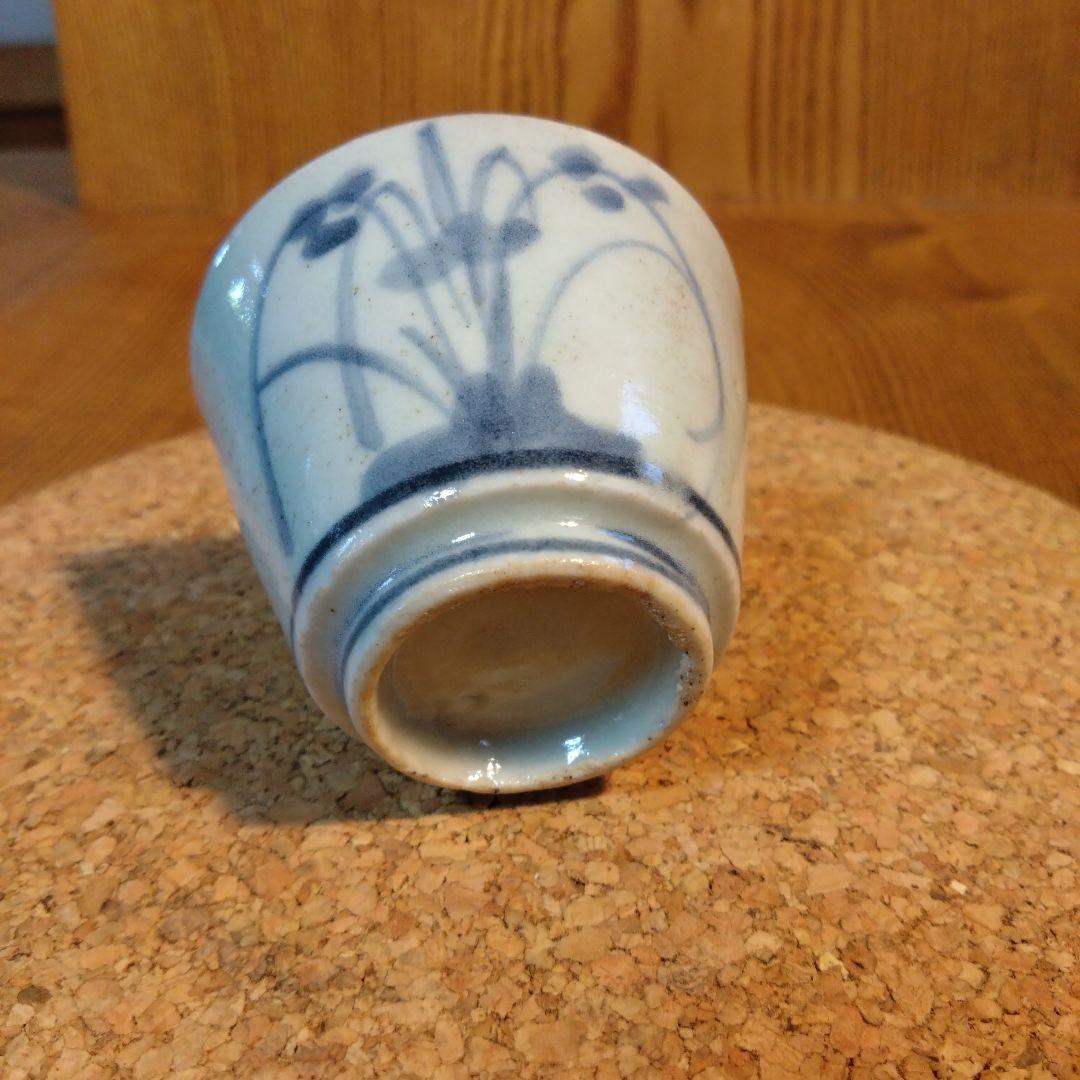 古伊万里初期手　蘭文蕎麦猪口