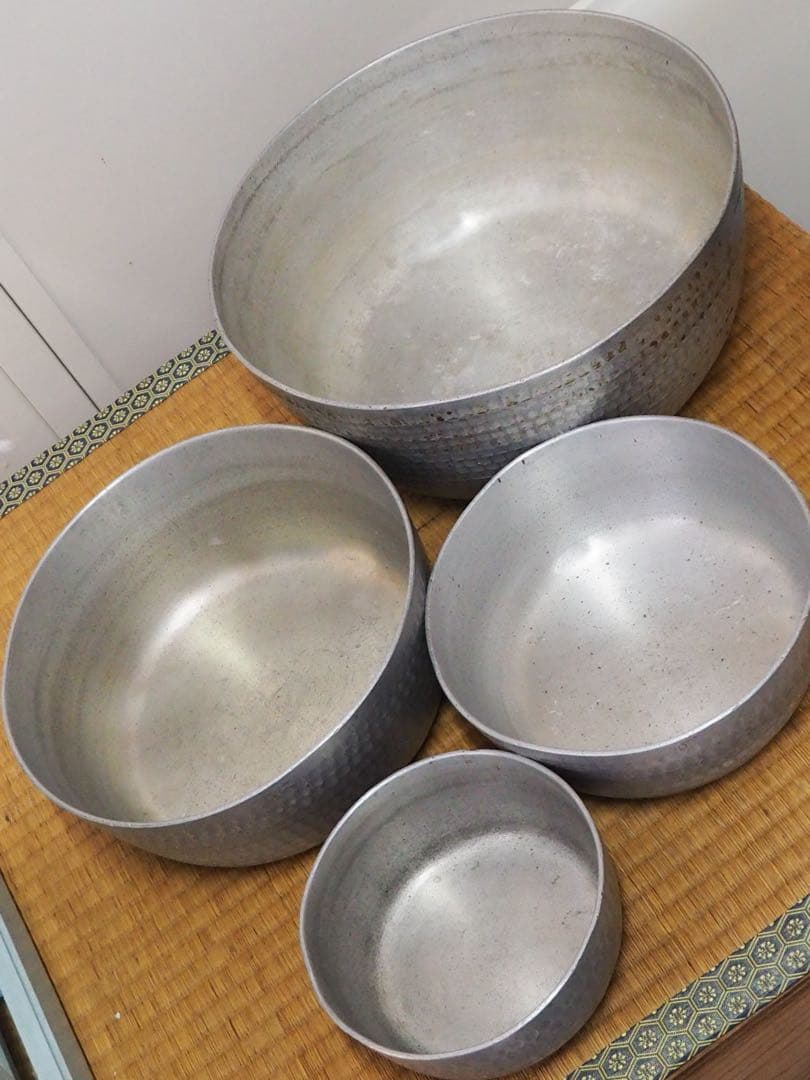 アルミ製　やっとこ鍋　雪平鍋　業務用　4点セット