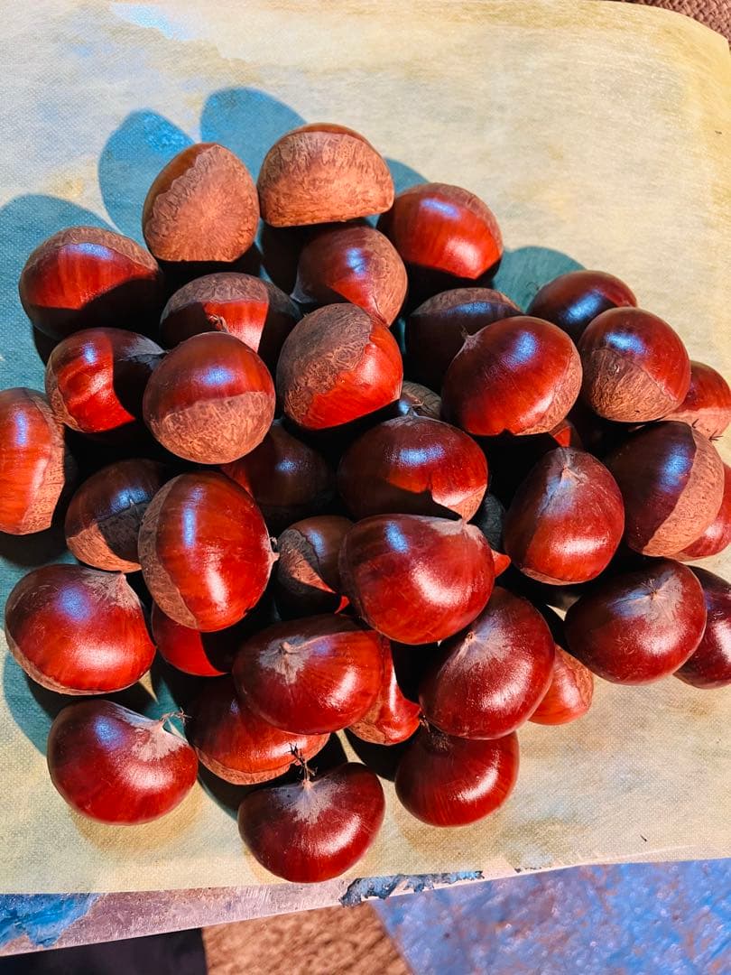 ★笠間の栗♪栗♪栗♪★15k 超★3L大粒混じりMix★業務用★皆でお得♪♪