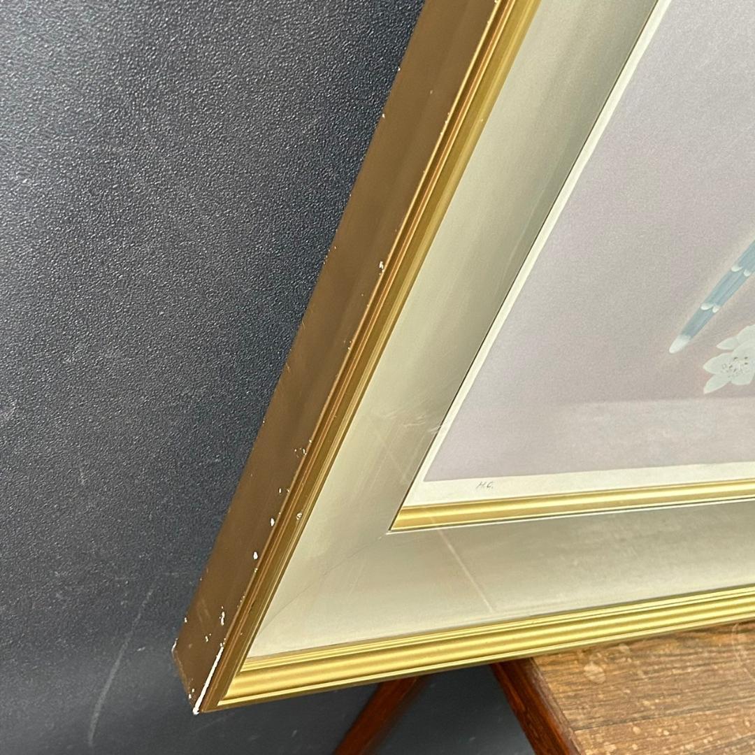 上村松篁「桃花」シルクスクリーン 白寿記念作品 直筆サイン・落款入 証明シール有