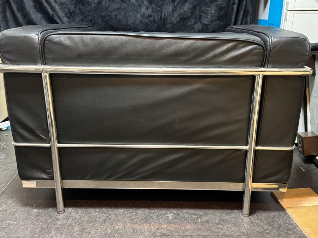 現地取引 ル・コルビジェ LC3 本革 ソファ リプロダクト品