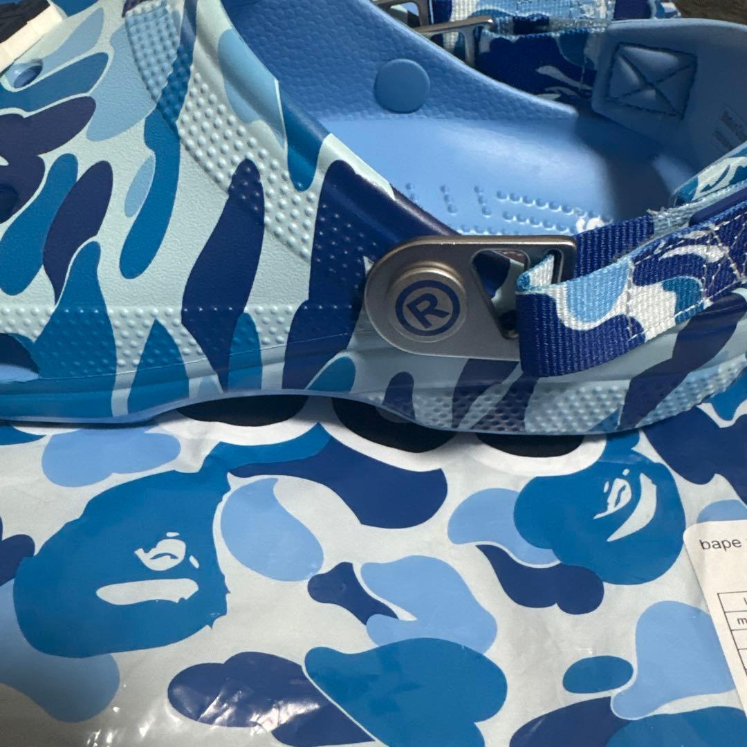 bape crocs27cm ブルー TPC