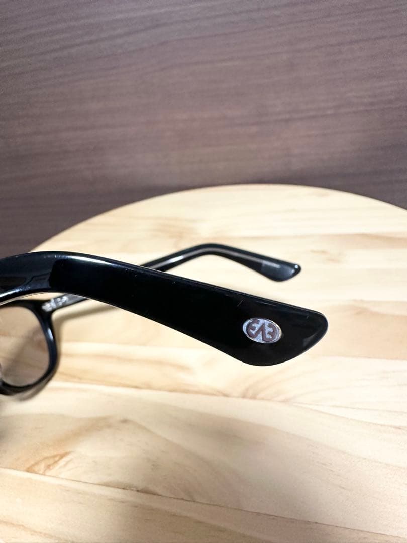 EYEVAN Byron 50 ブラック 度なし 眼鏡 サングラス アイヴァン