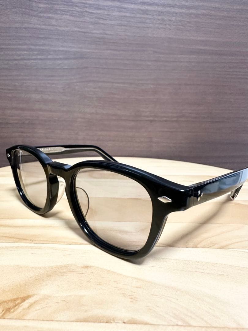 EYEVAN Byron 50 ブラック 度なし 眼鏡 サングラス アイヴァン