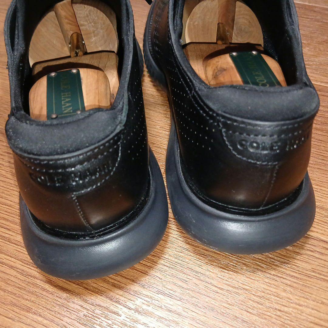 COLE HAAN2ゼログランドレーザーウィングオックスフォード中古ブラック