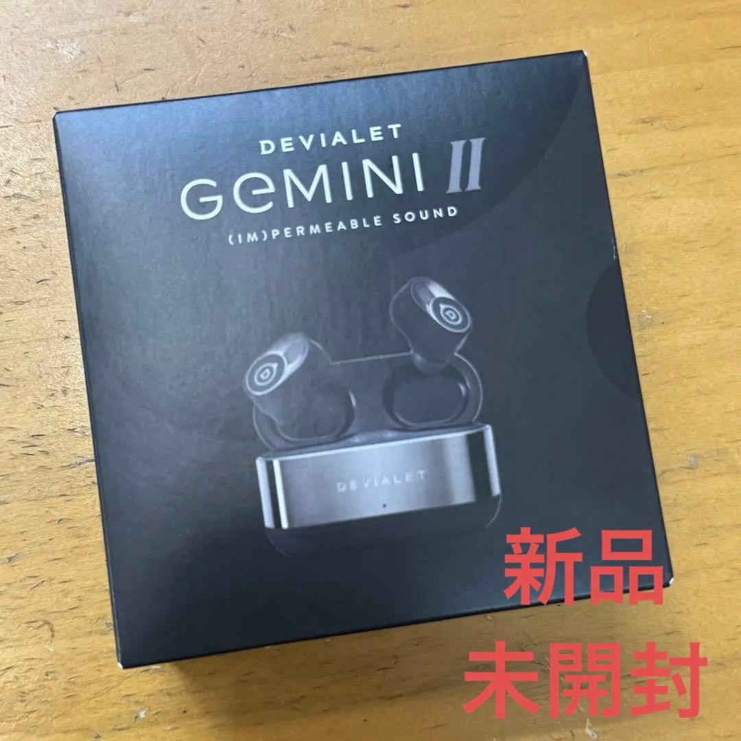 DEVIALET GEMINI Ⅱ ワイヤレスイヤホン ブラック
