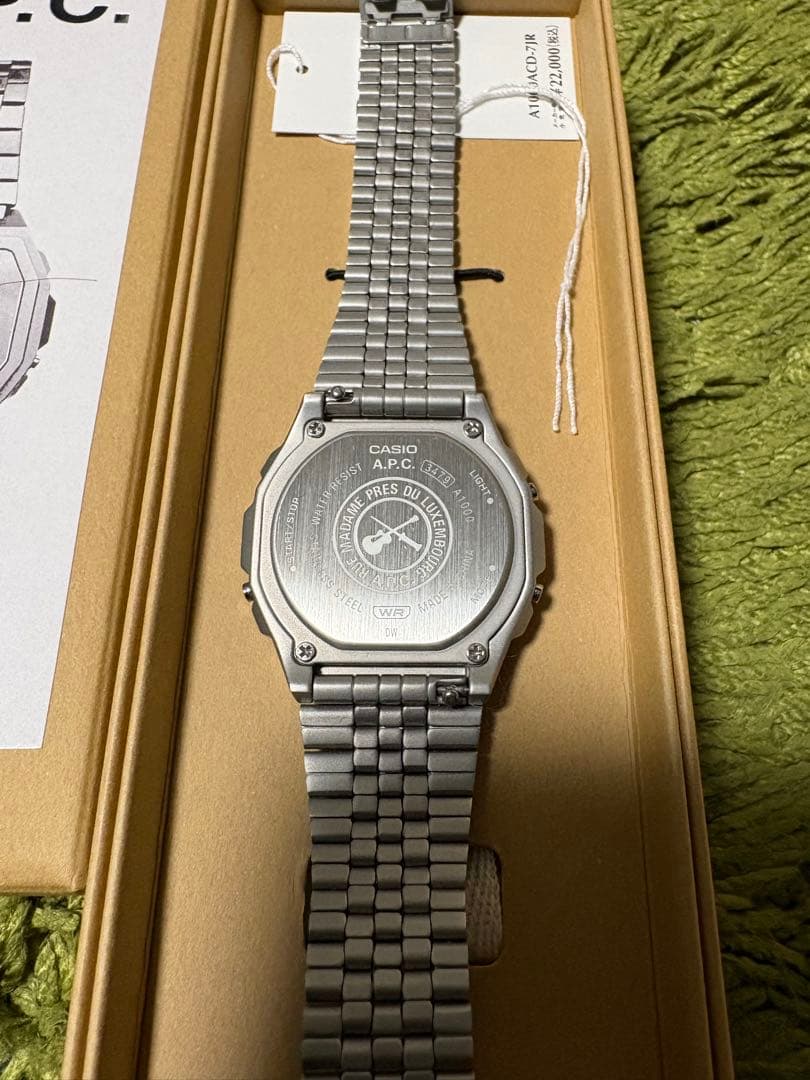 カシオ アーペーセー CASIO A.P.C. デジタル腕時計 シルバー