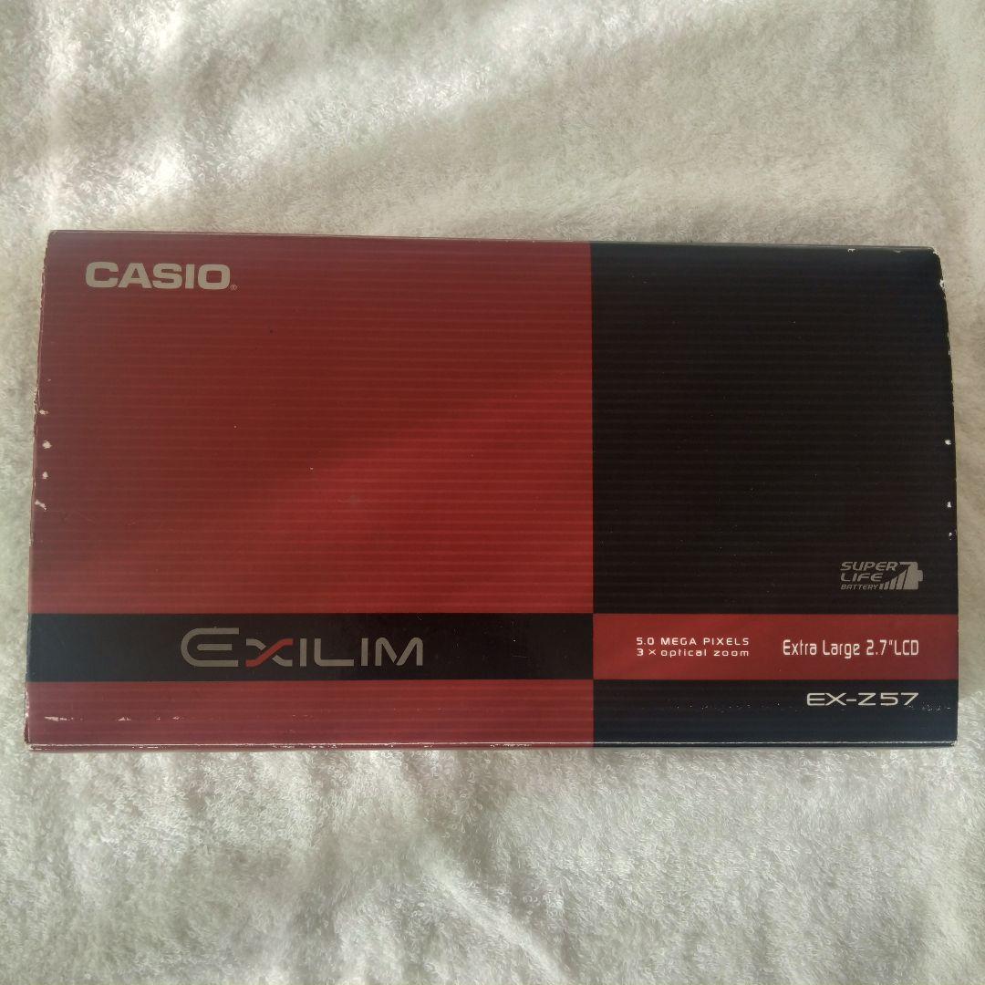 極美品 箱有 CASIO カシオ EXILIM EX-Z57 デジカメ 稼動品