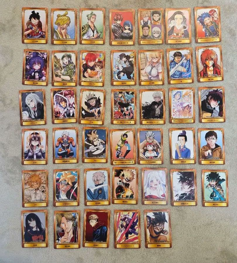 ジャンプフェア SCFカード 纏めて売り 40枚 アニメイト特典