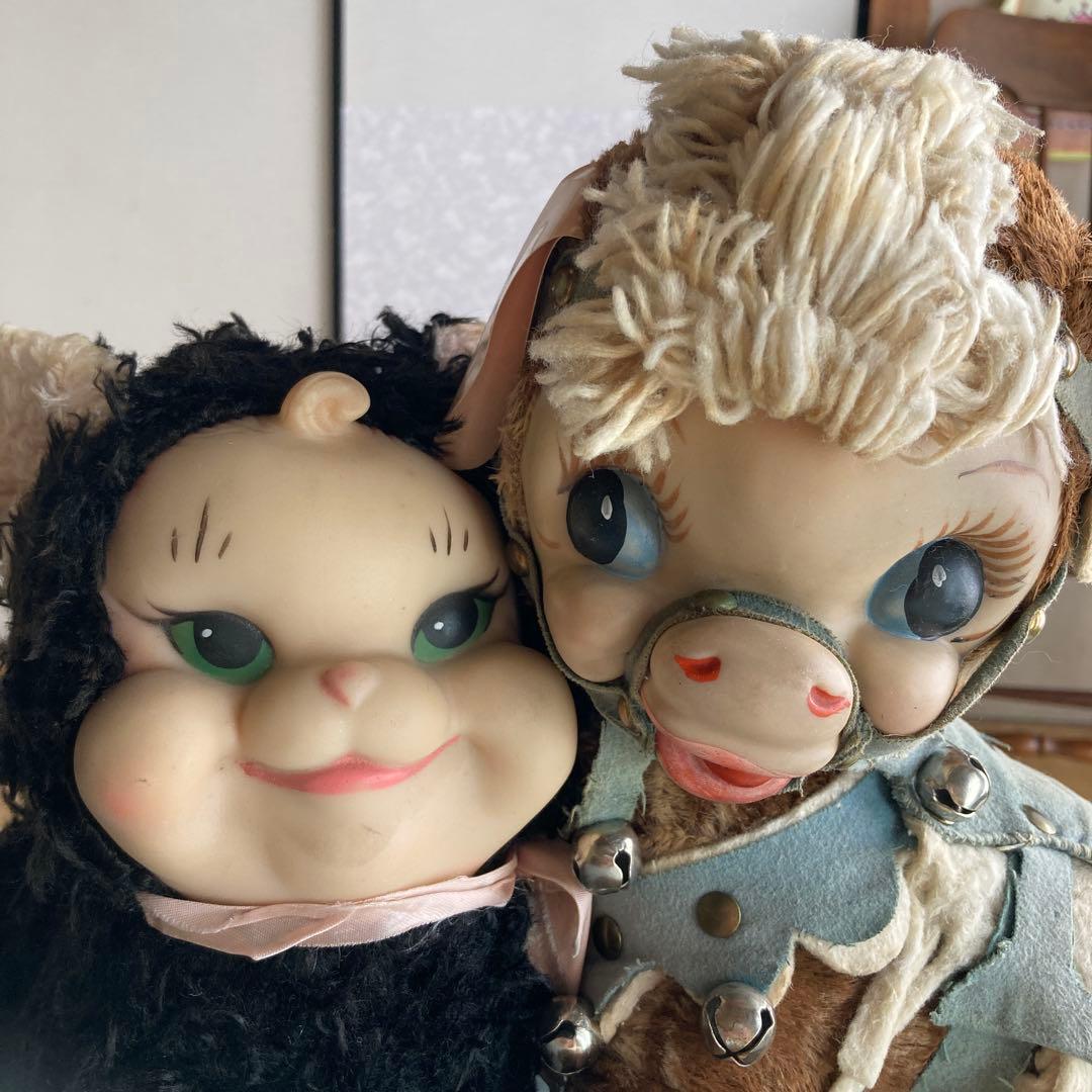 ラシュトン　ラバーフェイスドール　キティ　ネリーメリーちゃん　　ビンテージ