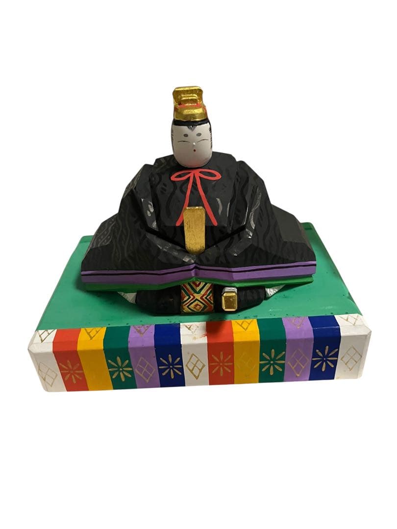 S*7様 南部 神泉 一刀彫 雛飾り 木製　雛人形　奈良